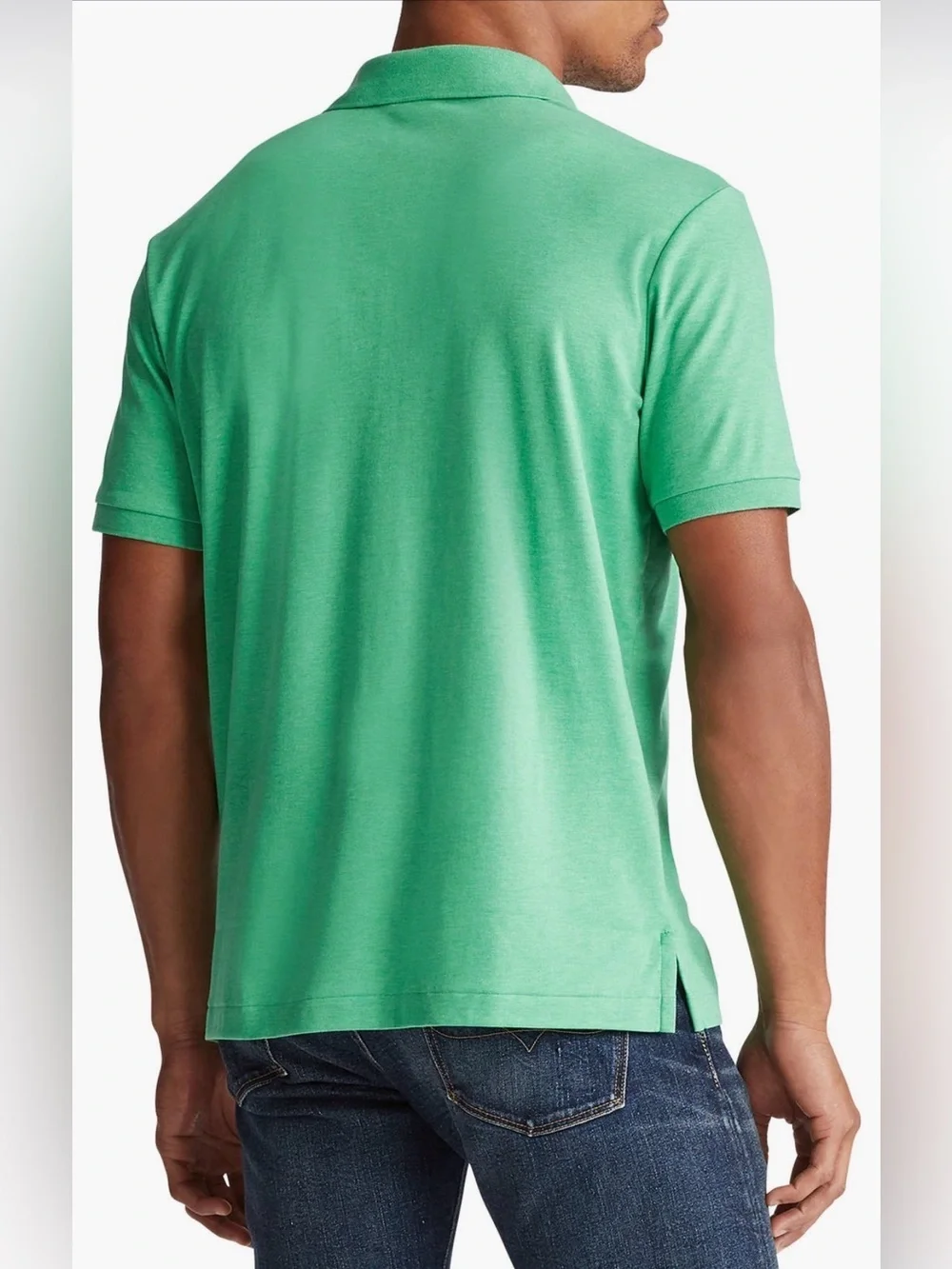 Polo Ralph Lauren Men’s Soft Touch Polo Shirt in Palm Green Heather, Size XL